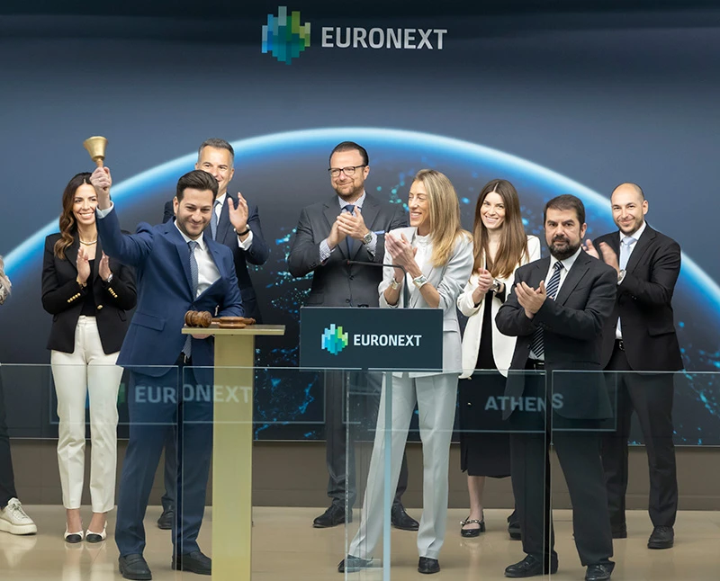 Ringing the Bell at Euronext Athens